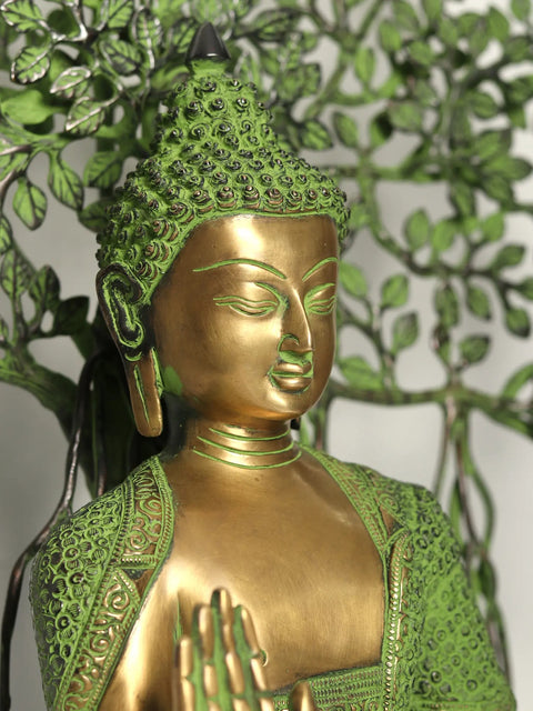 Lord Buddha Attaining Spiritual Enlightenment Under The Bodhi Tree - Tibetan Buddhist