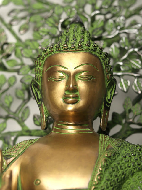 Lord Buddha Attaining Spiritual Enlightenment Under The Bodhi Tree - Tibetan Buddhist