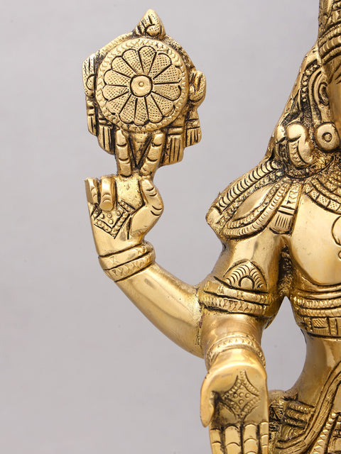 19" Fine Quality Lord Venkateshvara (Tirupati Balaji) In Brass | Handmade | Made In India