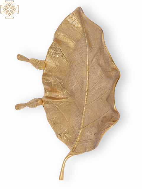 Designer Pipal Leaf Tray (Urli)