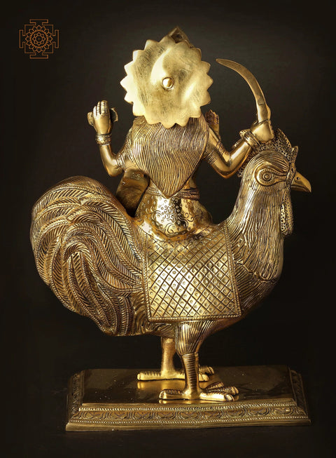 Bahucharji Brass Statue | Rare Goddesses of India