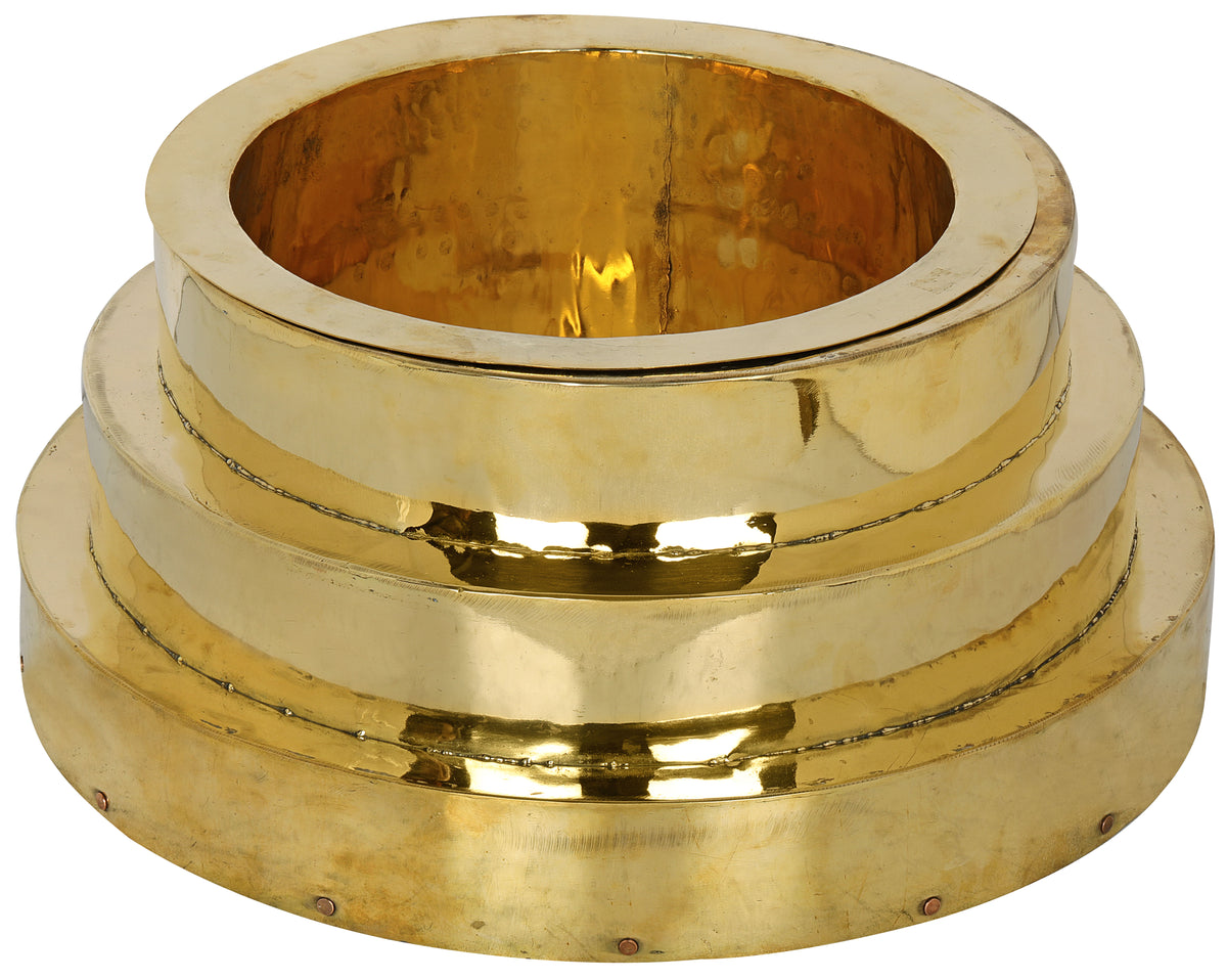 Brass Small Havana Kunda in Round Shape | Handmade | Made in India