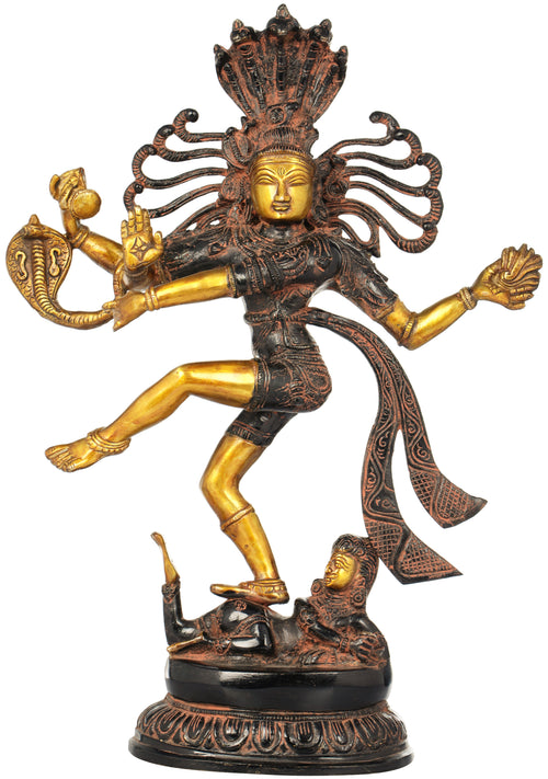 17" Shiva Nataraja Handmade Brass Statue