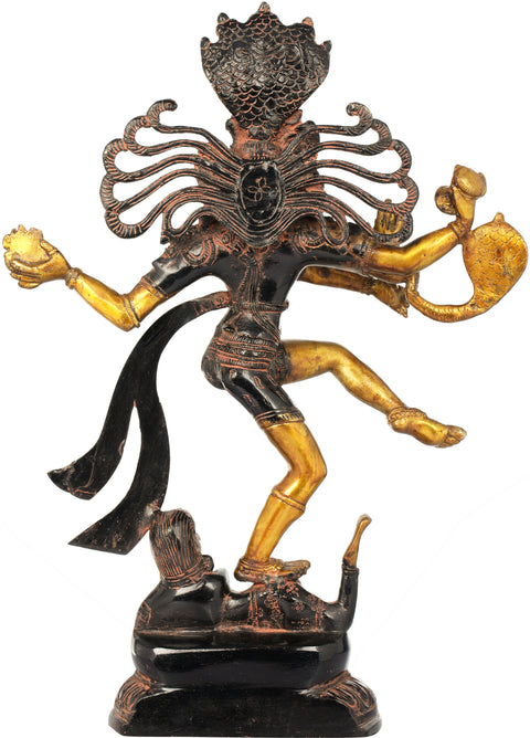 17" Shiva as Nataraja In Brass | Handmade | Made In India
