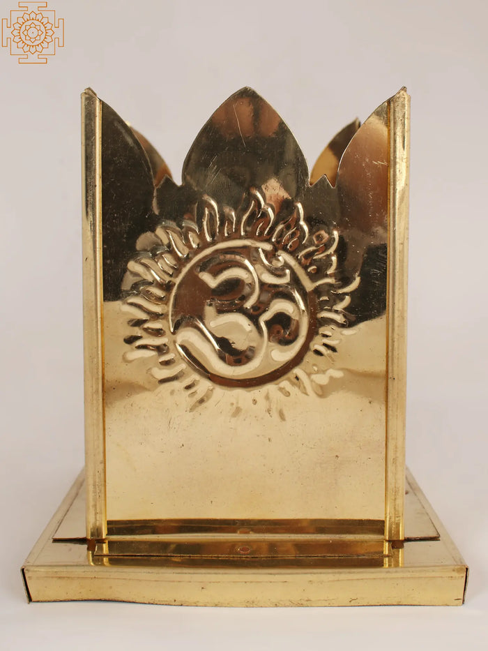 Brass Tulsi Planter Statue for Home Decor