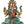 14" Nepalese Form of Lord Ganesha With Inlay Work In Brass | Handmade | Made In India