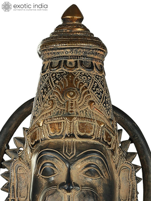 13" Lord Hanuman in Meditation In Brass | Handmade | Made In India