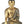 10" Bhumisparsha Buddha Brass Inlay Stone Work Statue | Indian Handcrafted Idol