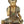 9" Beautiful Stone Inlayed Hanuman with Lord Rama Residing in His Chest In Brass | Handmade | Made In India
