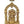 84" Large Lord Ganesha with a Traditional Prabhavali and Parasol Atop | Handmade Brass Statue