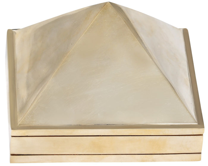 Small Brass Vastu Pyramid (Total 91 Pyramids)