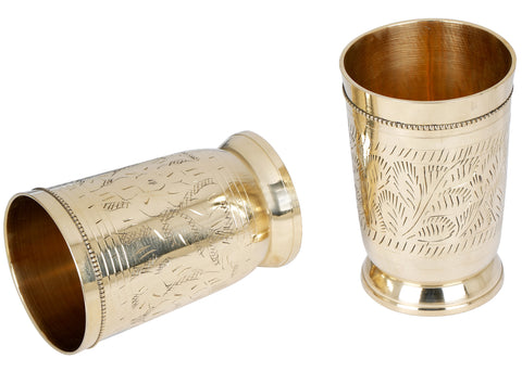 Brass Designer Glass