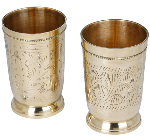 Brass Designer Glass
