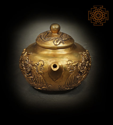 Small Kettle Decorated With Human Figures