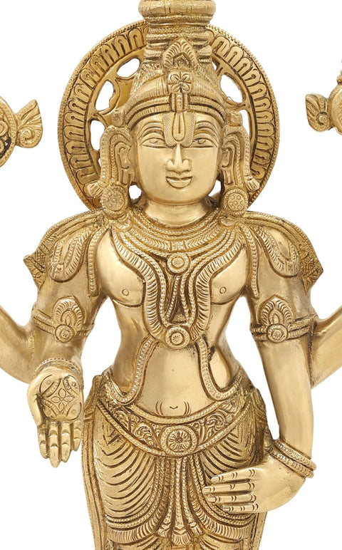 19" Lord Venkateshwara (Tirupati Balaji) Statue in Brass | Indian Handcrafted Idol