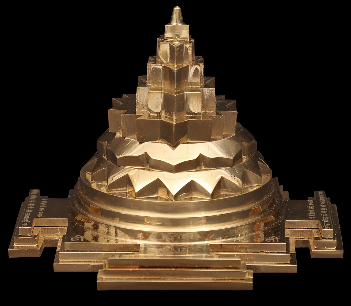 4" Shri Yantra for Wealth in Brass | Handmade | Made in India