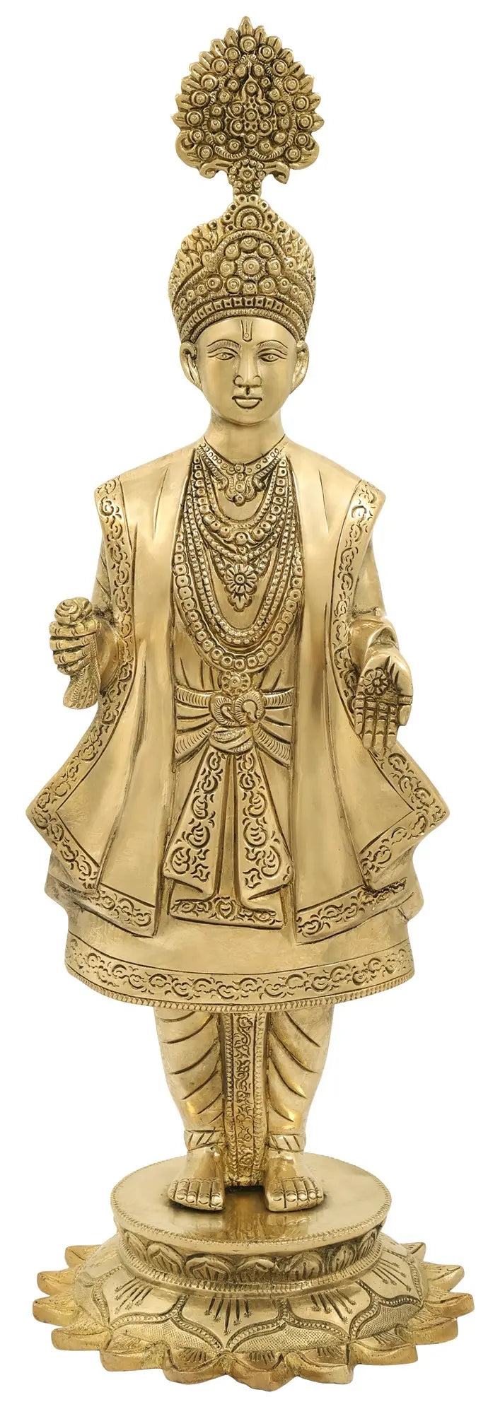 Shri Swaminarayan Ji Brass Idol for Pooja