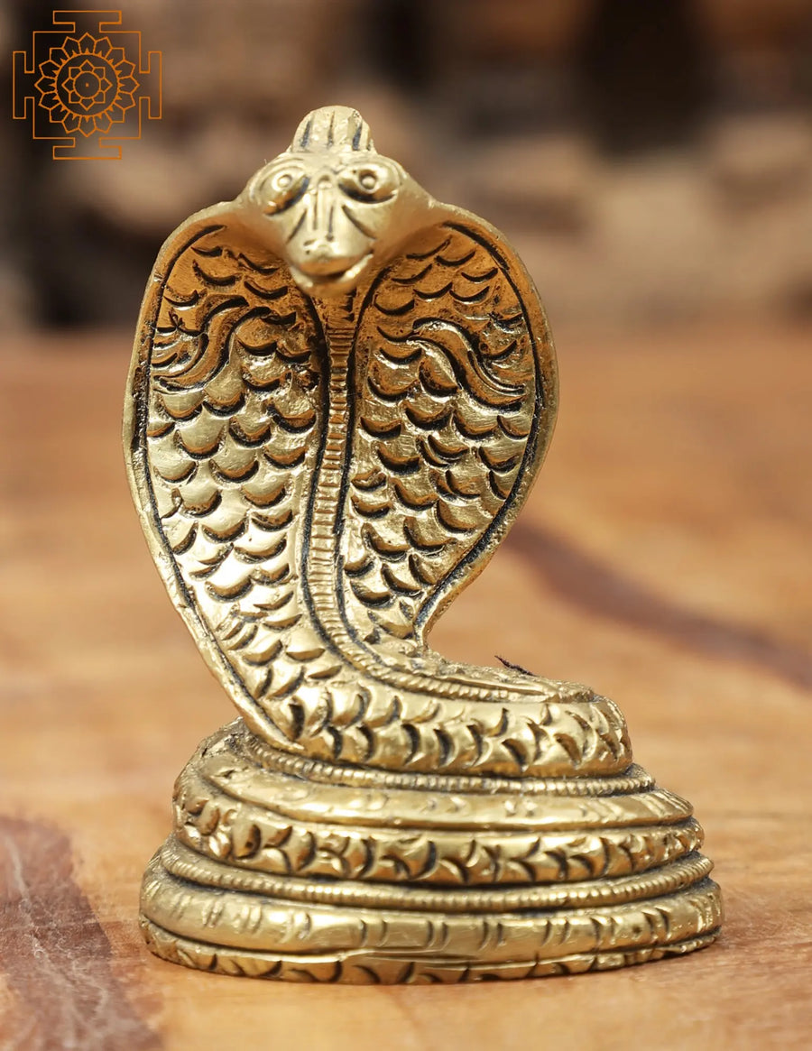 2" Kundalini Brass Statue Handmade