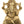 8" Modak Eating Lord Ganesha Seated on a Pedestal In Brass | Handmade | Made In India