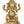 6" Lord Ganesha Seated on High Pedestal In Brass | Handmade | Made In India