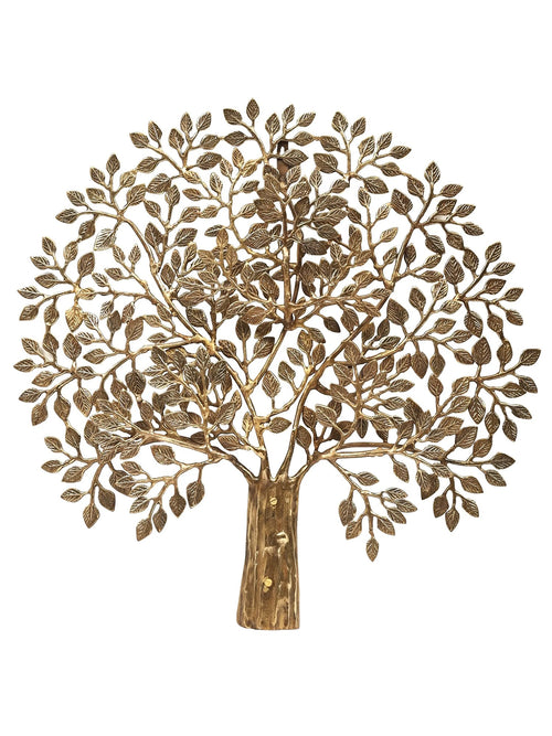 23" Handmade Tree of Life Brass Wall Hanging Home Decor