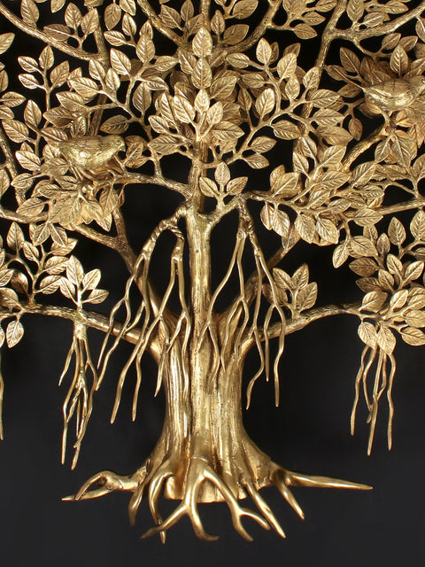 30" Big Banyan Tree in Brass