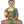 15" Blessing Buddha Brass Statue with Inlay Work | Indian Handcrafted Idol