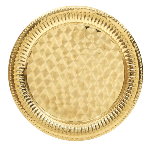 Designer Brass Plate | Kitchen and Dining Utensils