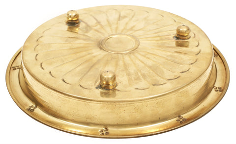 Ritual Thali with Floral Design