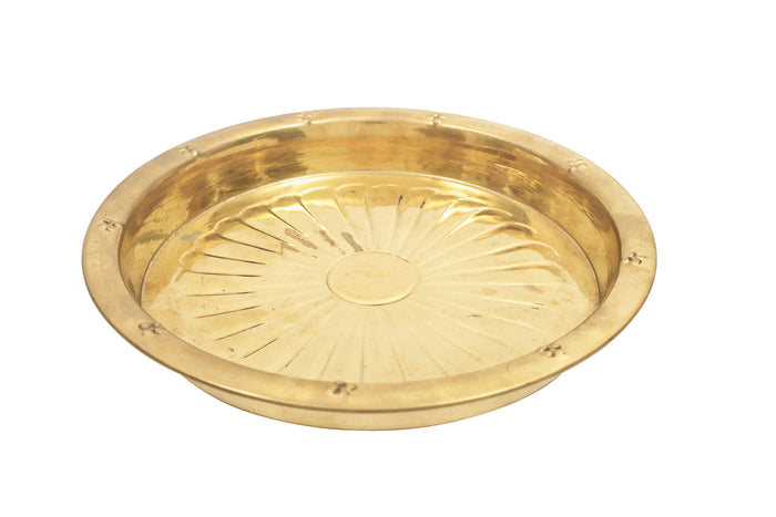 Ritual Thali with Floral Design