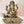 9" Blessing Ganesha Seated on Peacock Pedestal in Brass | Indian Handcrafted Idol