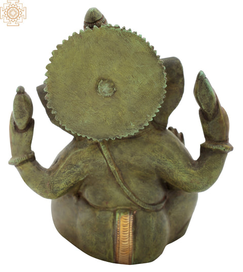 7" Bhagawan Ganesha In Brass | Handmade | Made In India