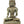 13" Crowned and Bedecked, Bhumisparsha Shut-Eyed Buddha in Brass | Indian Handcrafted Idol