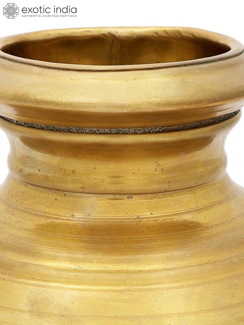 7" Puja Kalash in Brass | Handmade | Made in India