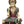 12.5" Lord Hanuman Ji Inlay Brass Statue | Handmade Stone Inlay Idol
