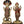 18" Lord Vishnu and Lakshmi Ji Inlay Work Brass Statue | Handmade