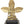 11” Brass Mahadev Shiva Idol in Ashirwad Mudra Sitting Background of a Bel/ Bilva Leaf