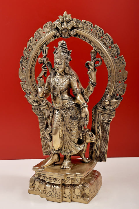 20" Ardhanarishvara (Shiva Shakti) | Brass Ardhanarishvara | Brass Statue | Handmade | Made In India