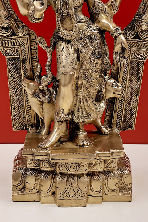20" Ardhanarishvara (Shiva Shakti) | Brass Ardhanarishvara | Brass Statue | Handmade | Made In India
