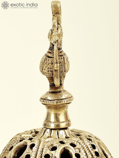8" Brass Peacock Incense Burner |Handmade | Made In India