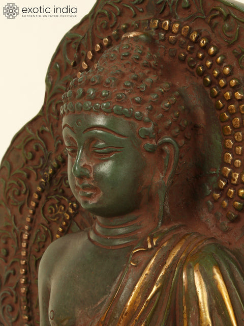10" Tibetan Buddhist Deity Medicine Buddha | Brass Buddha | Brass Statue | Handmade | Made In India