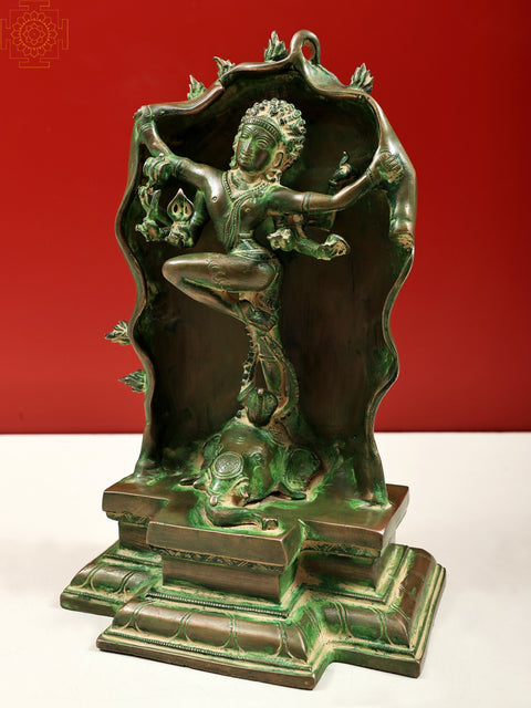 10" Gaja-Samhara-Murti | Nataraja Statue | Shiva Statue | Handmade