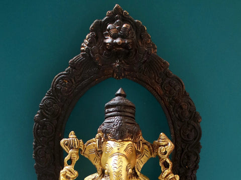 20" Sitting Lord Ganesha | Brass Lord Ganesha