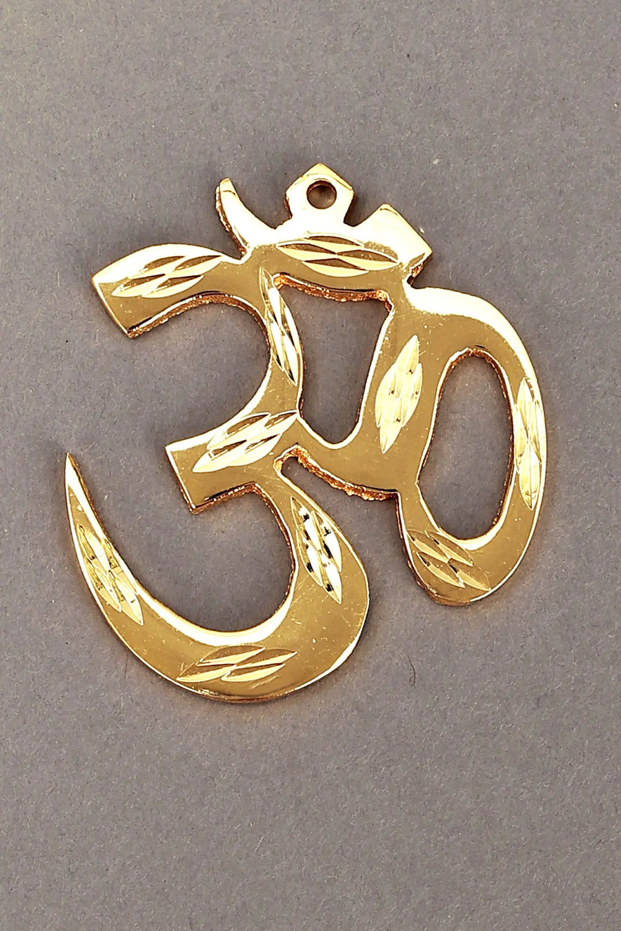2" Small Om Brass Wall Hanging Idol Handmade