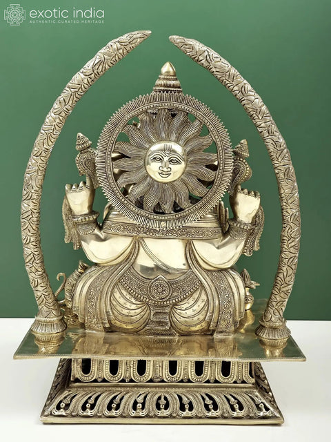 22" Handmade Bhagawan Ganesha with Arch