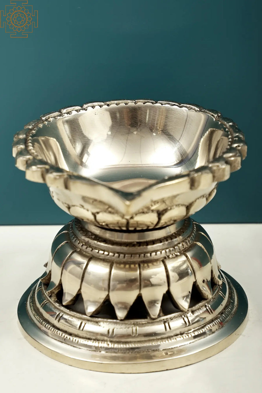 3" Handmade Brass Decorative Diya for Pooja