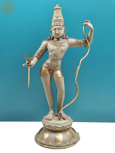 23" Lord Rama Brass Statue