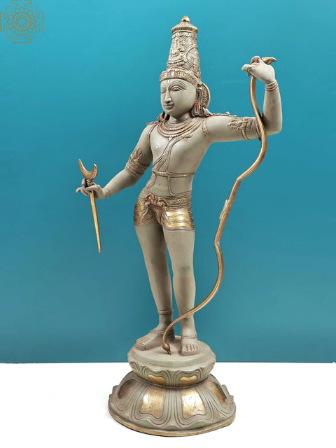 23" Lord Rama Brass Statue