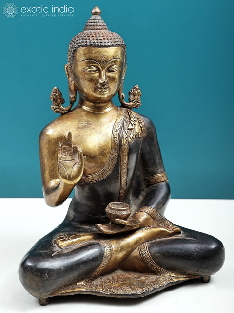 13" Gautam Buddha Preaching His Dharma | Handmade