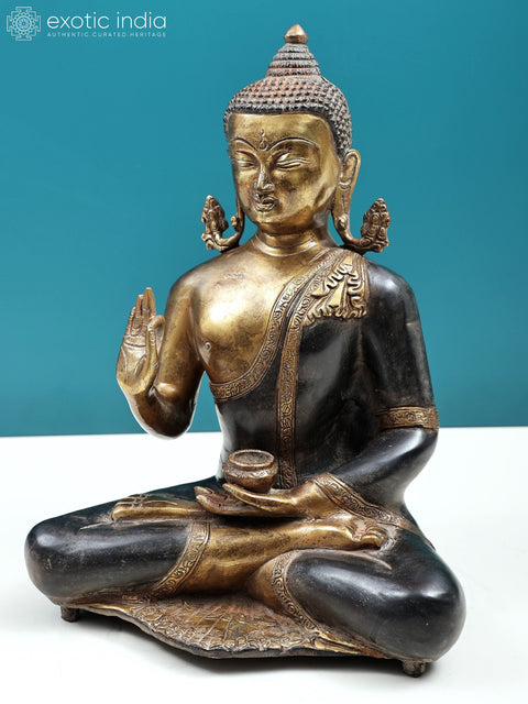 13" Gautam Buddha Preaching His Dharma | Handmade